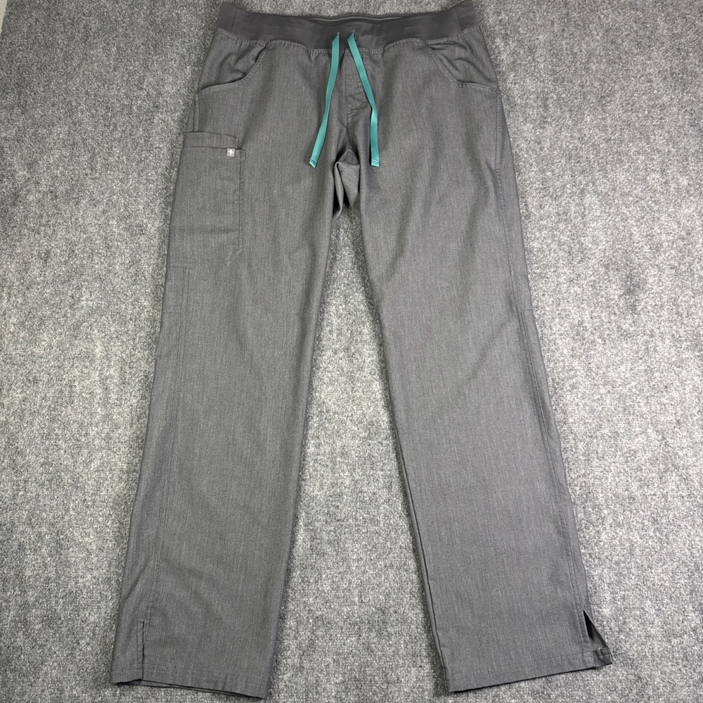 FIGS Scrub Pants Kade Cargo Womens L Tall Graphite